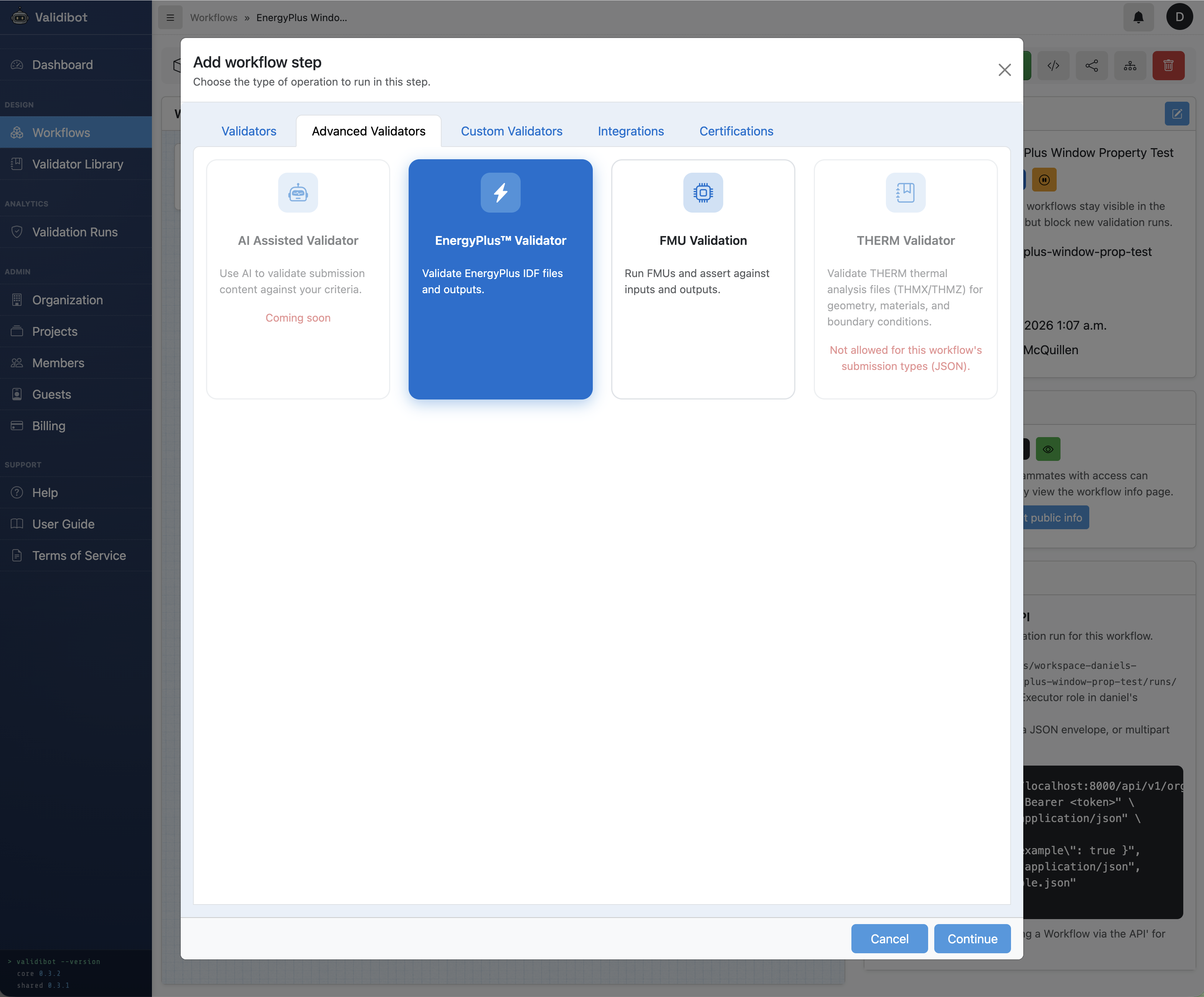 Creating a new Validibot workflow